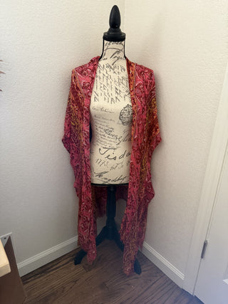 Boho Kimono Cover Up ONE SIZE FITS ALL RSV