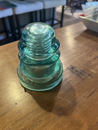 Antique Whitall Tatum Co., No 1  Glass Insulator circa 1920s RCD
