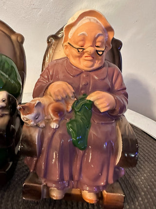 Coin Banks SET Oldsters #4266 Vintage MTS|94987