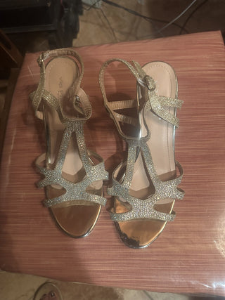 Vla Pinky Gold Sparkly Shoes #63 VV MTS
