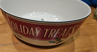 Holiday Treats Serving Bowl, Lenox, American by Design, 9", RSV|121141