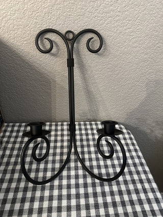 Partylite Black Wrought Iron Revere Sconce MTS|106837