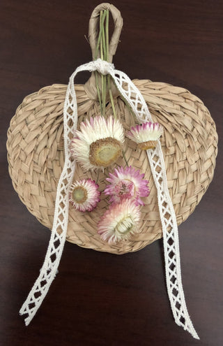 Raffia Fan Homegrown Everlasting Flowers RSV