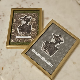 Snarky Victorian Art - Gold Frame 3.5x5 Portrait (BRI) - MTS|120104