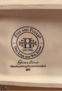 1990 Fitz&Floyd Giardino Asparagus Tray