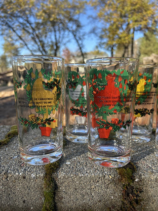 12F GCC JP Vintage Glassware by Brockway 12 Days of Christmas Glassware MTS|134184