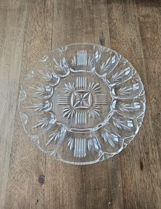 Vtg. Federal Glass Georgetown Deviled Egg Plate-RSV|83406
