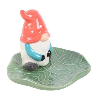 Gonk on Lily Pad Incense Stick Holder-RS