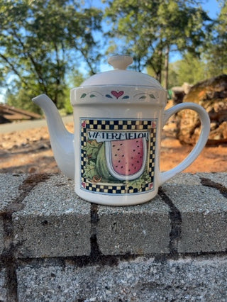 Vintage Susan Winget Ceramic Teapot