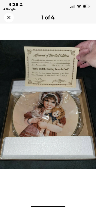 Vintage "Lisa and The Jumeau Doll" Decorative Plate-RSV