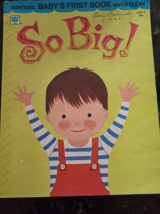"So Big" and "Rockabye, Baby" Baby Books (2) RCD
