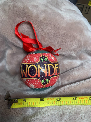 Mary Englebreit 3" paper mache ball MTS|131145