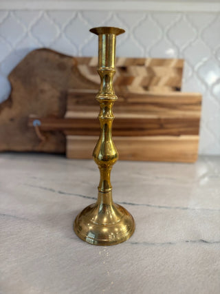 12" Brass taper candlestick Baldwin|107142