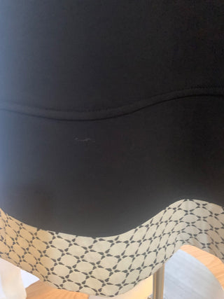 Vntg Anne Kline black/white dress|127889