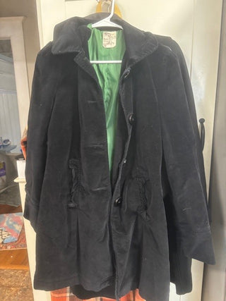Tulle Anthropologie Velvet Medium coat|49489