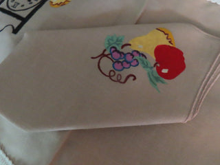 set of 4 placemats & napkins RCB