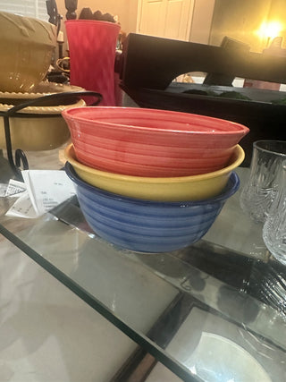 Colored Cereal Bowls Set of 3|79266