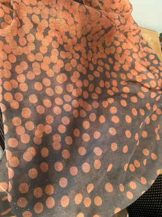 Scarf 64x56 Peach Bubbles MTS|94914