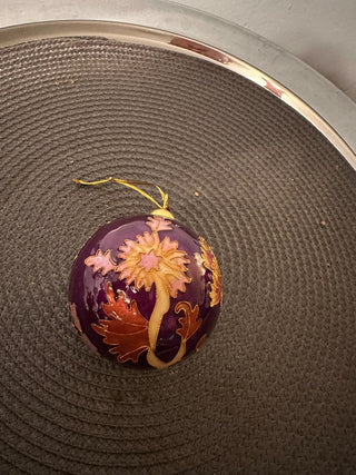 Ornament Cloisonné Ball Purple MTS|137947