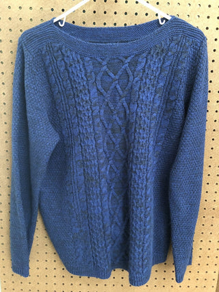 XL Blue Knit Sweater MTS