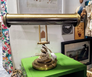 MW Vintage Brass Bankers Lamp MTS|88204