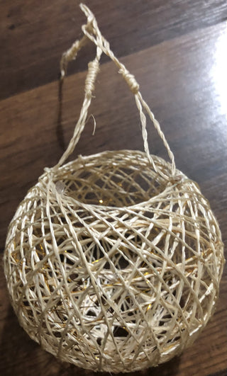 Abaca Ball Hanging Decor MTS