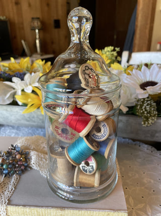 Vtg Thread Jar - RDC|77611