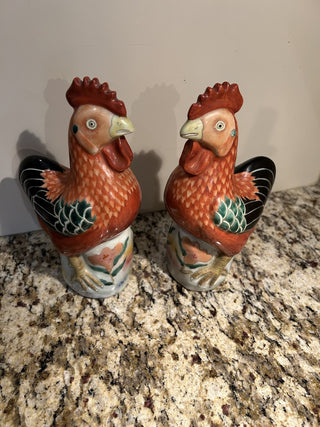 Antique Asian Rooster Figurine  MTS|99653