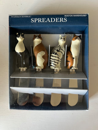 Cat cheese spreaders set of 4 RSV|119172