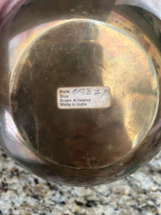 Brass Bowl with Handle   MTS|116339