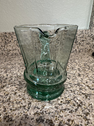 AJ - Green Glass Pitcher MTS|63539