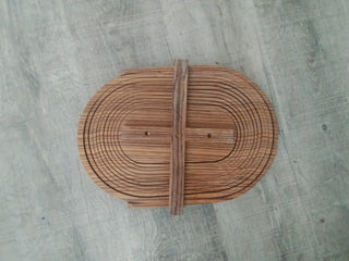 Folding Wood Basket - MTS|69984