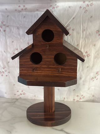 Multi Level Handmade Wood Birdhouse - RSV|107758