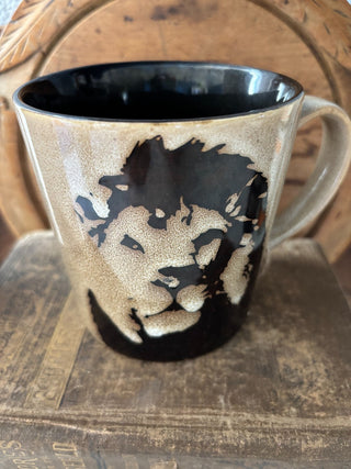 Lion ceramic coffee mug NM MTS
