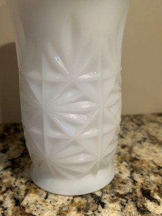 Milk Glass Vase, 5.5”   MTS