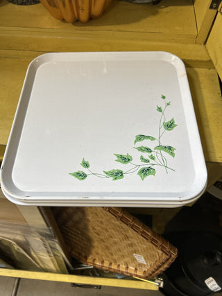 12F St Regis Serv-a-Dish Ivy Set/5 VTG Trays MTS|70882