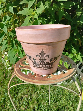 Hand Painted  Pot