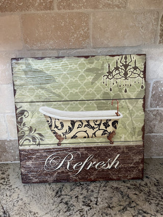 “Refresh” Clawfoot Bath Tub Bathroom Picture RCD