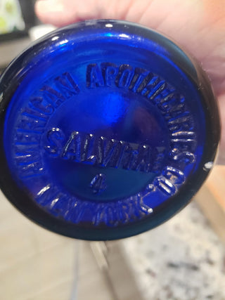 Cobalt blue bottle (no lid) - Salvitae RCD