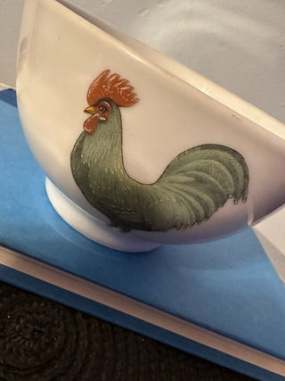 Bowl Chicken Gray-Green-Orange 1 piece MTS|128319