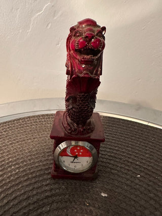 Dragon Dancing Lion Clock Singapore  MTS|91257