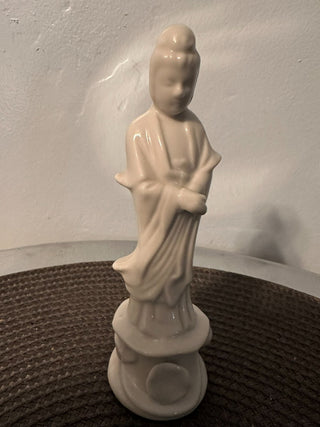Oriental Porcelain Lady Pedestal  MTS