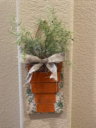 Handcrafted rustic carrot wall art RCD