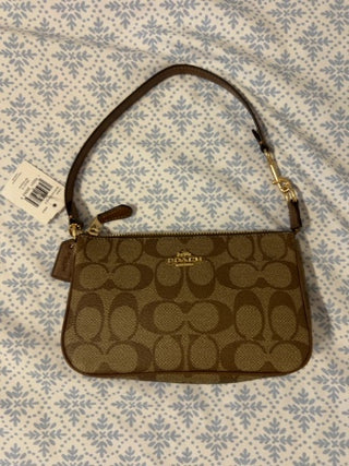 NWT Coach Nolita 19 in Signature Canvas C3308 IM/KHAKI/SADDLE