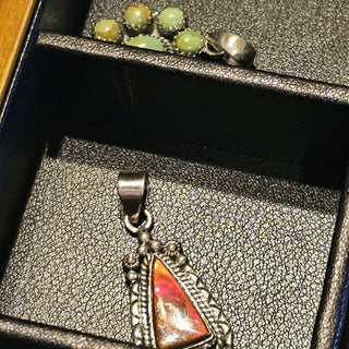 .925 ammolite pendant