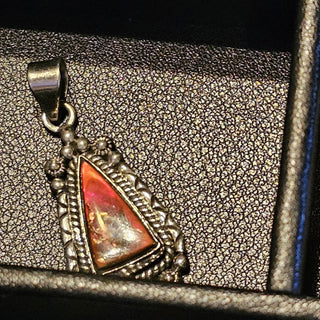 .925 ammolite pendant