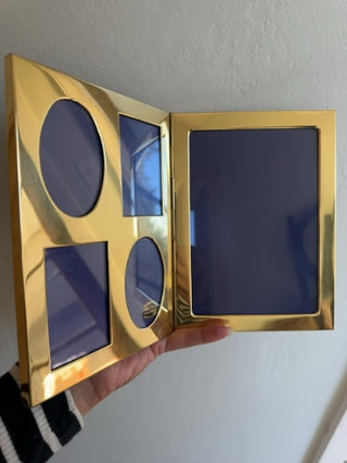 Folding 5x7 + Collage Brass Frame