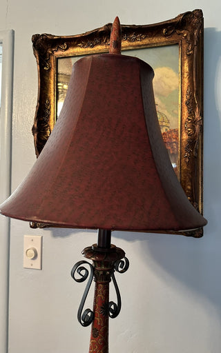 SET ONLY 2 Lamps,Shades, Finials|54814