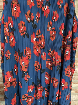 Halogen Floral Dress Sz XL 02000325 RSV|57145