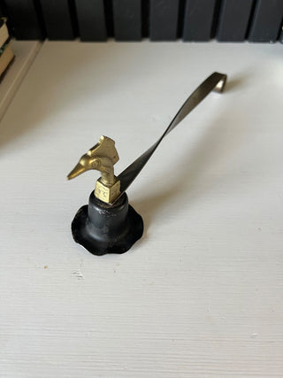 Vintage brass swordfish candle snuffer RSV|119174